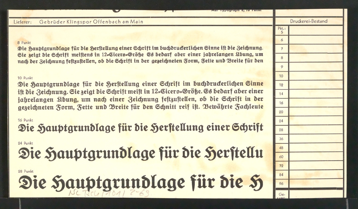 Mappe mit Entwürfen und Vorarbeiten von Kalender für Georg-Rentsch-Söhne — Blatt 4