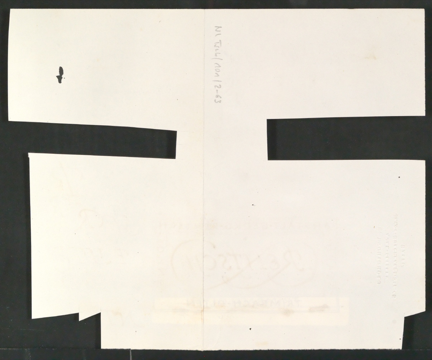 Mappe mit Entwürfen und Vorarbeiten von Kalender für Georg-Rentsch-Söhne — Blatt 16