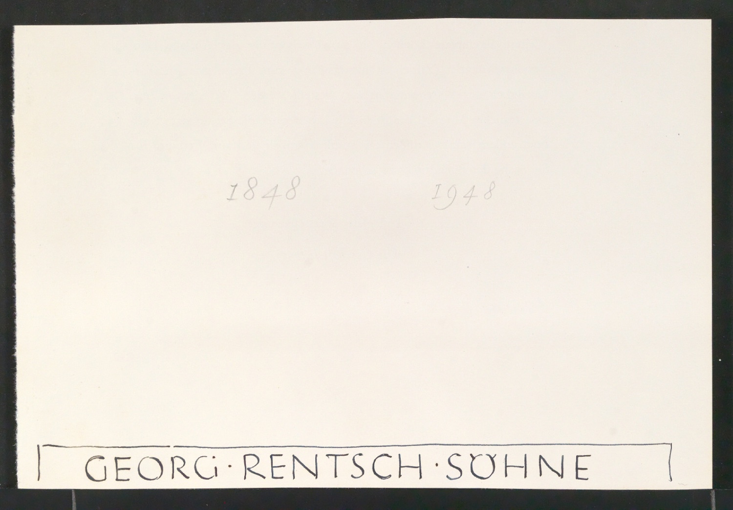 Mappe mit Entwürfen und Vorarbeiten von Kalender für Georg-Rentsch-Söhne — Blatt 55