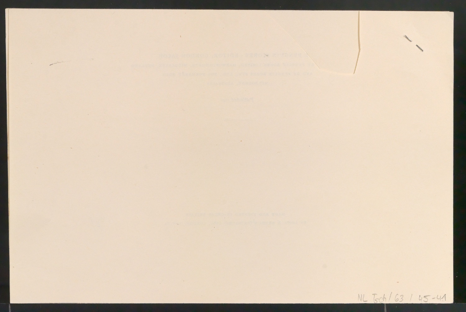 Probedruck für die Titelei von Brandenburg Concerto No. 3 in G — Blatt 6