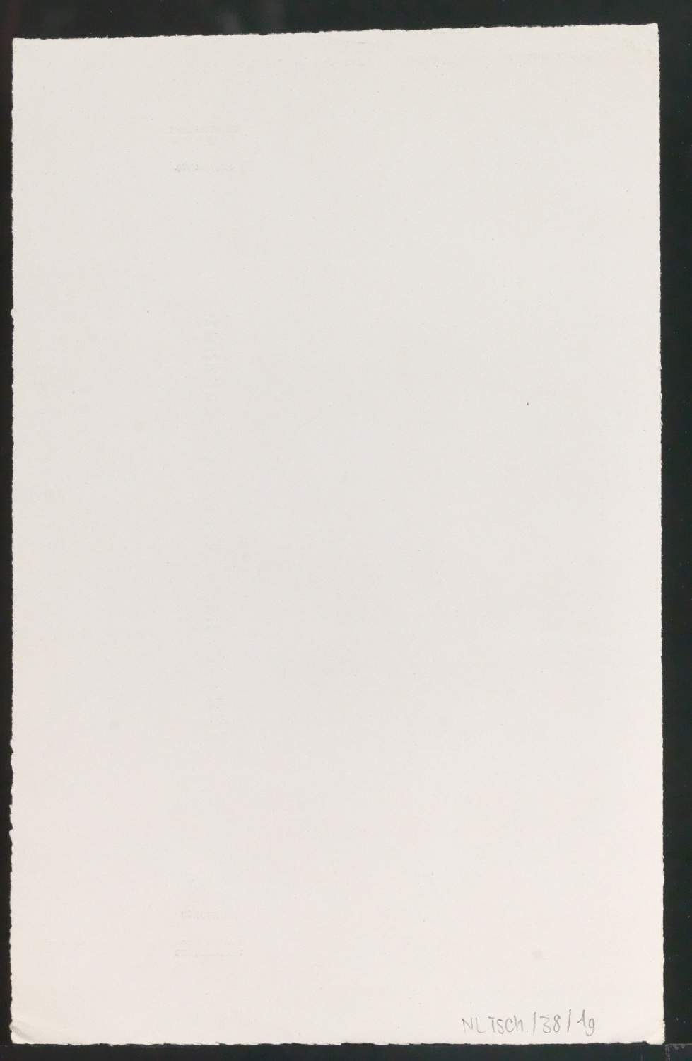 Probedruck für den Buchrücken von The Happy Hypocrite — Blatt 2