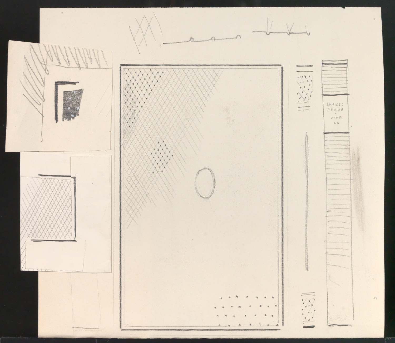 Entwurf für den Umschlag von Othello — Blatt 1