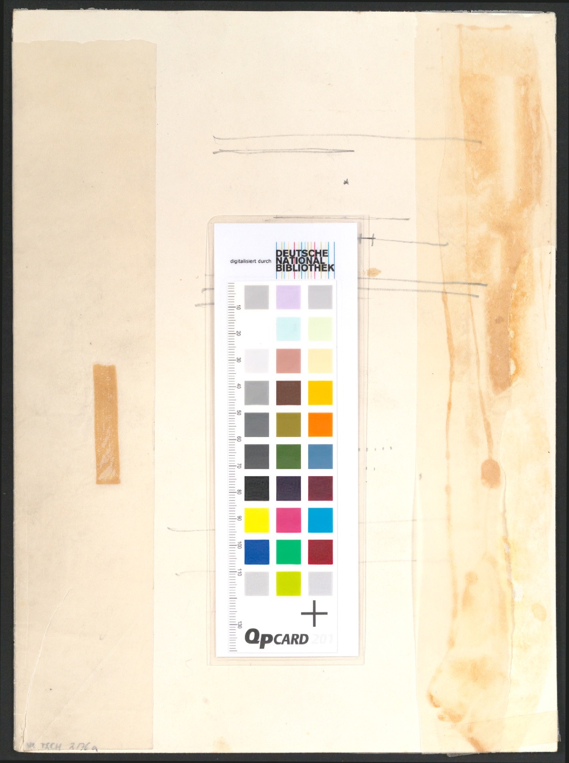 Klebeentwurf für ein Titelblatt von Penrose Annual Volume 43 — Blatt 3