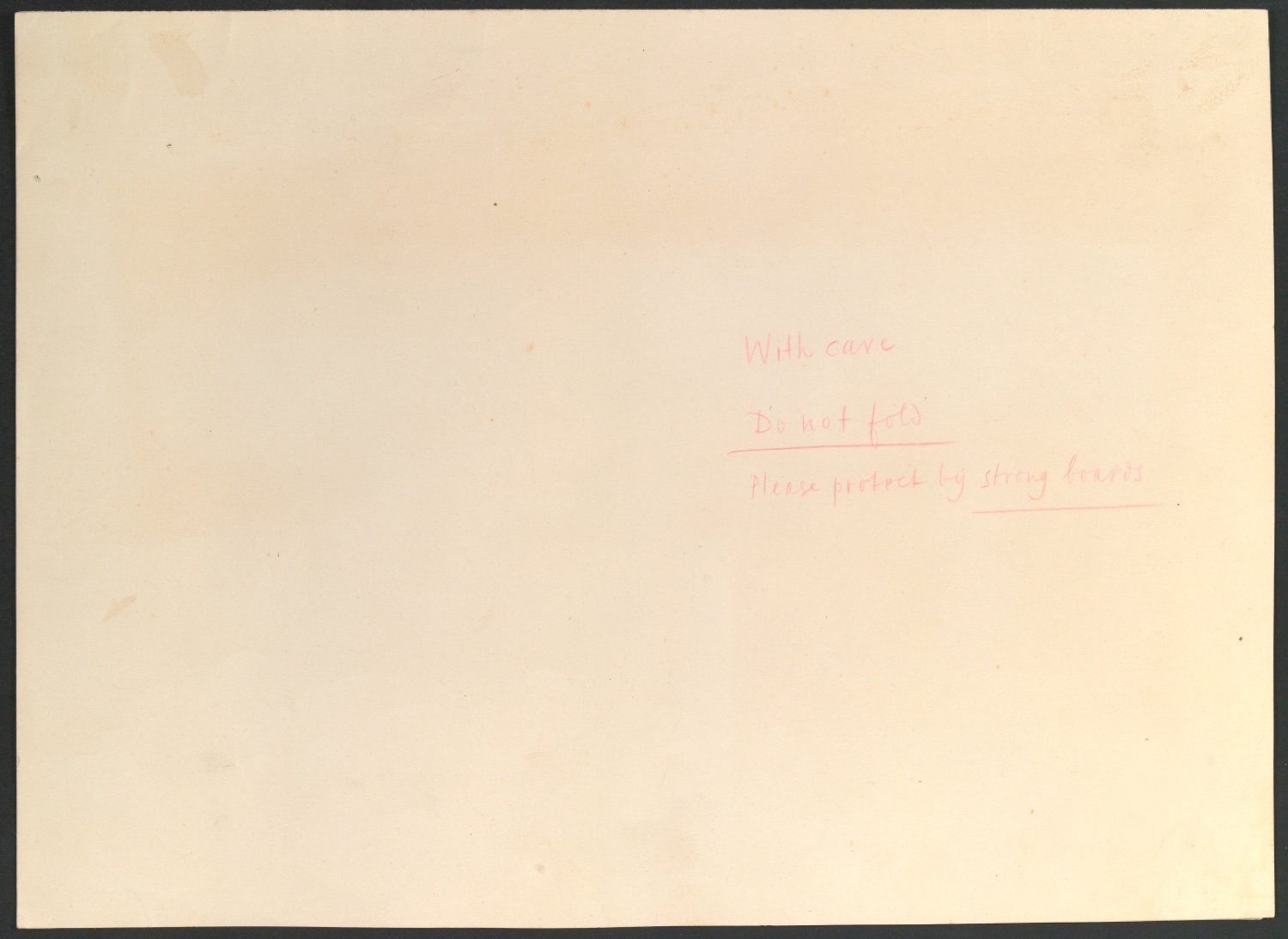 Klebeentwurf für den Umschlag von A Book of Scripts — Blatt 1