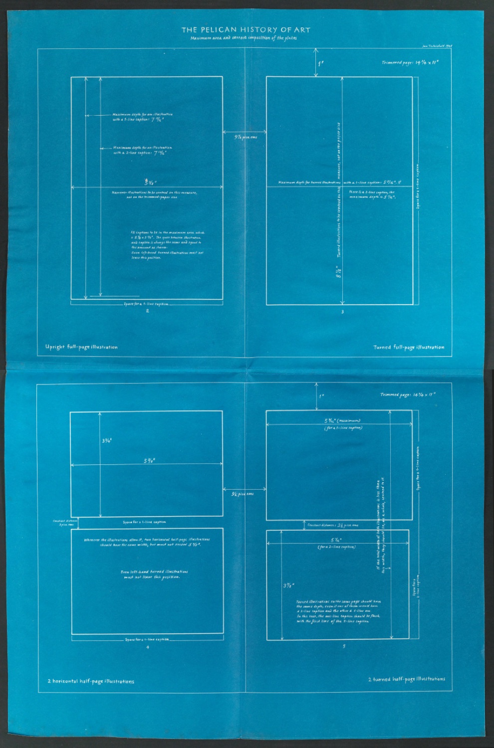 The Pelican History of Art: Maximum area and correct imposition of the plates — Blatt 1