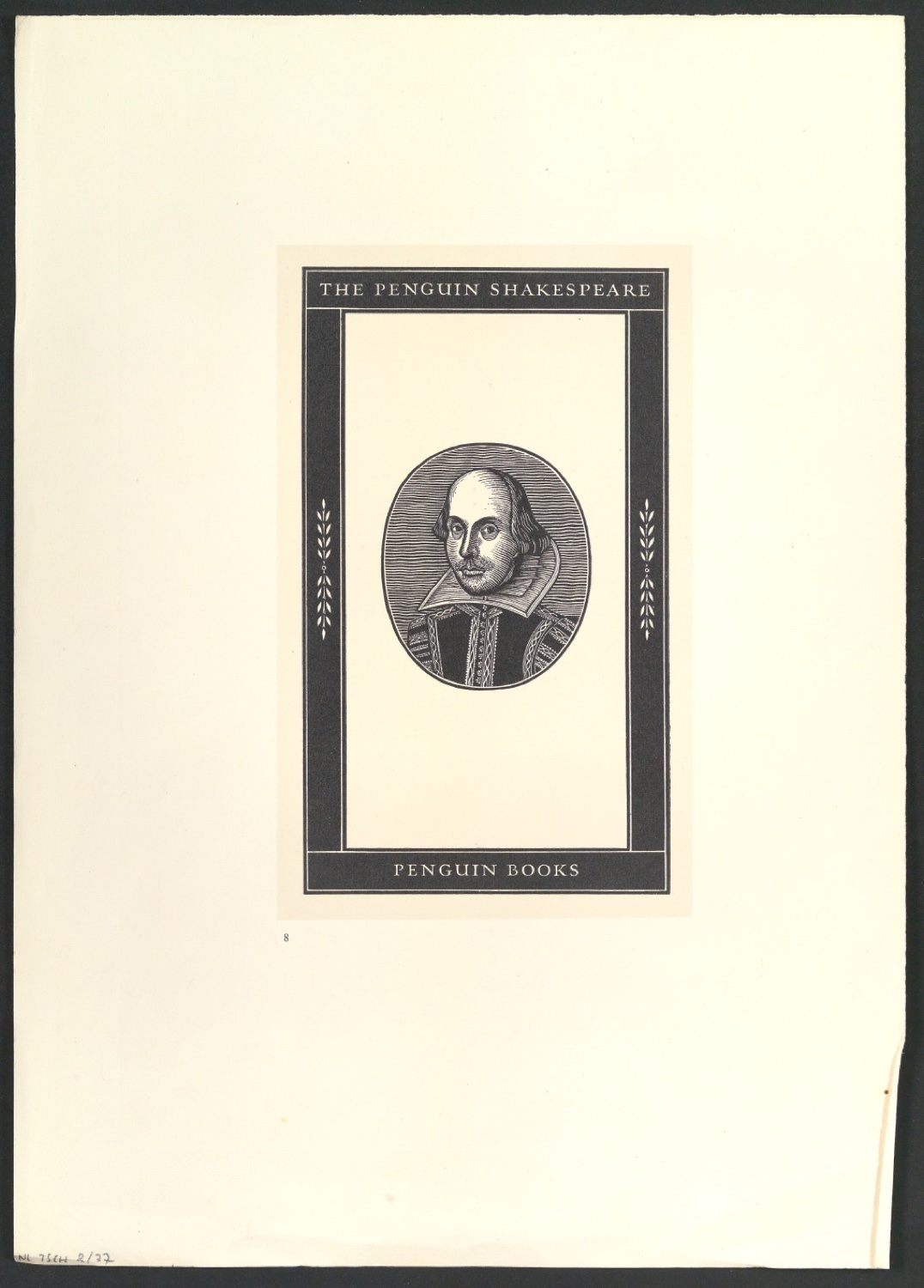 Probedruck des Titelblattes von The Pelican History of Art — Blatt 2