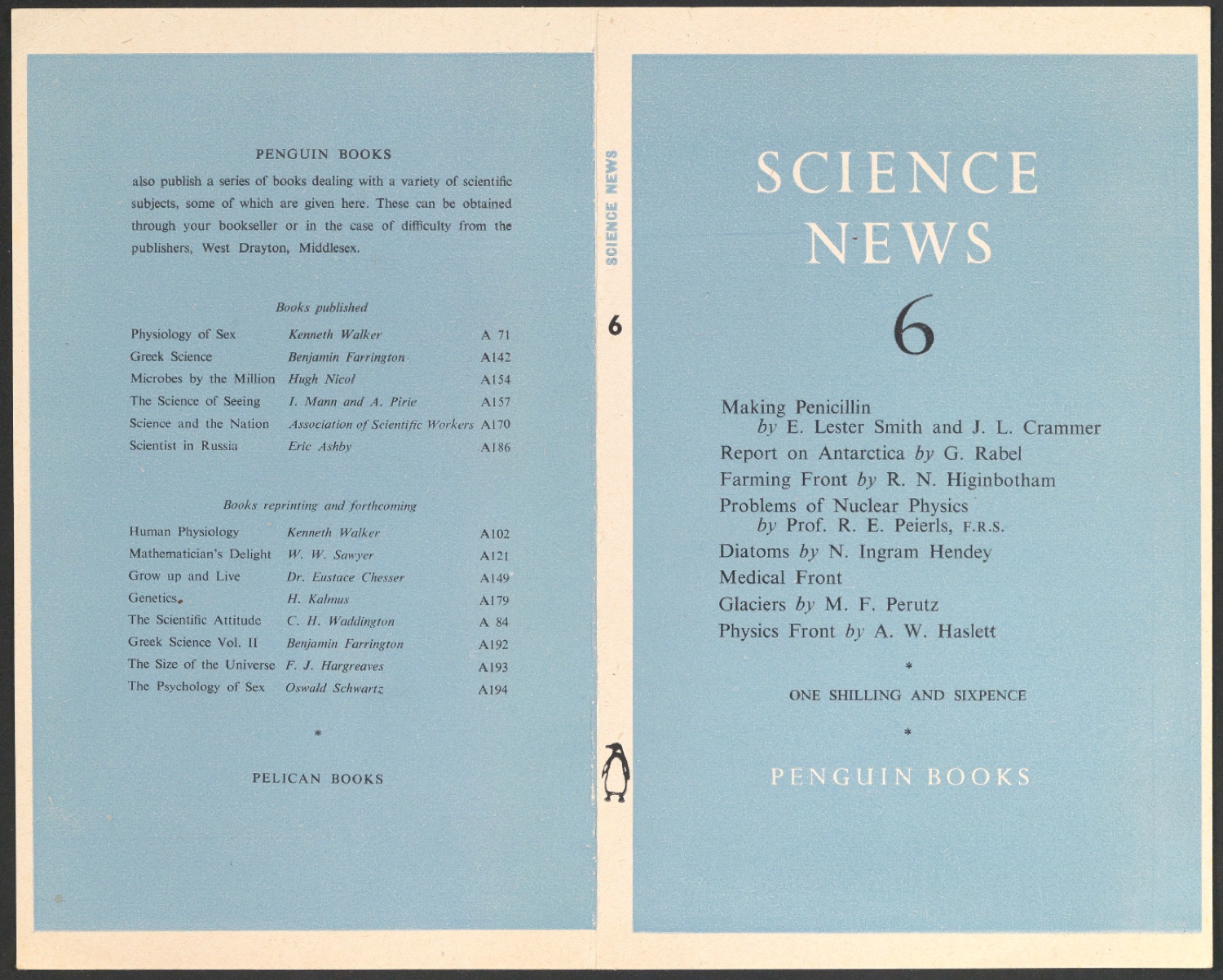 Probedruck für den Umschlag von Science News 6 — Blatt 1