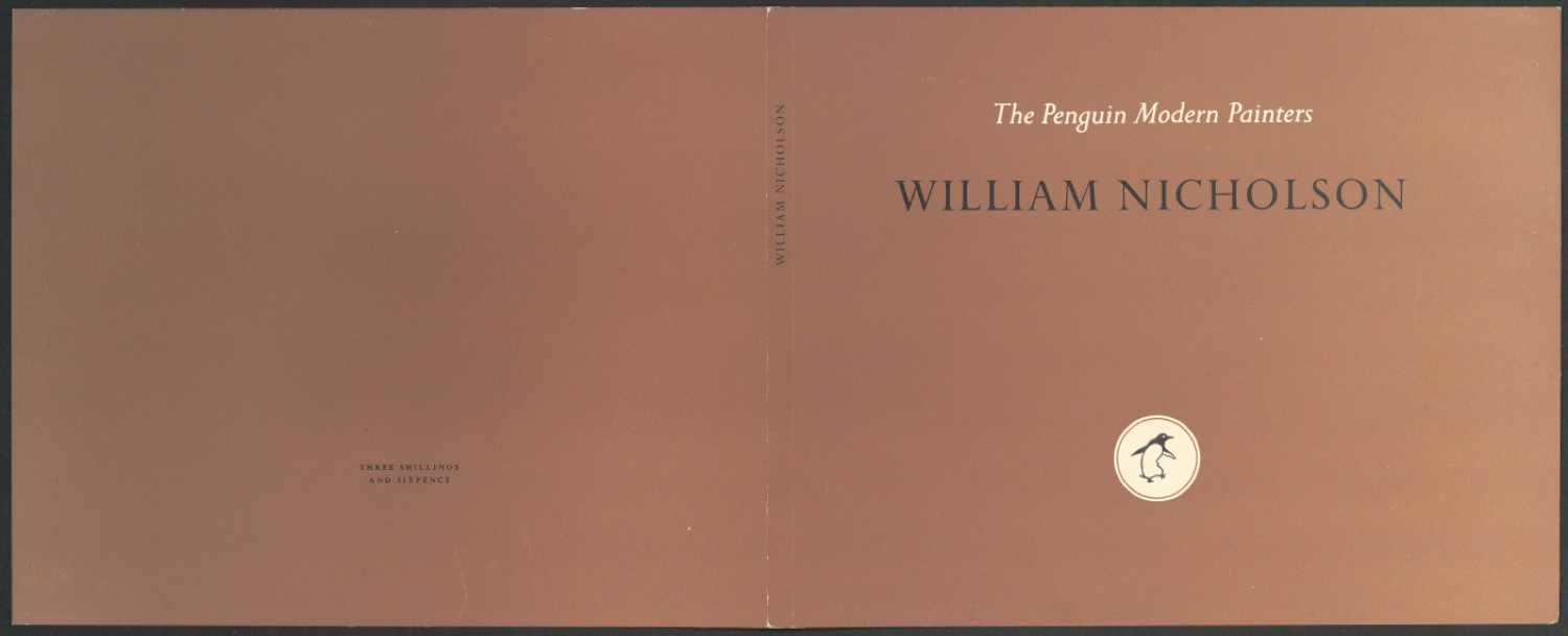 Probedruck für den Umschlag von The Penguin Modern Painters — Blatt 1