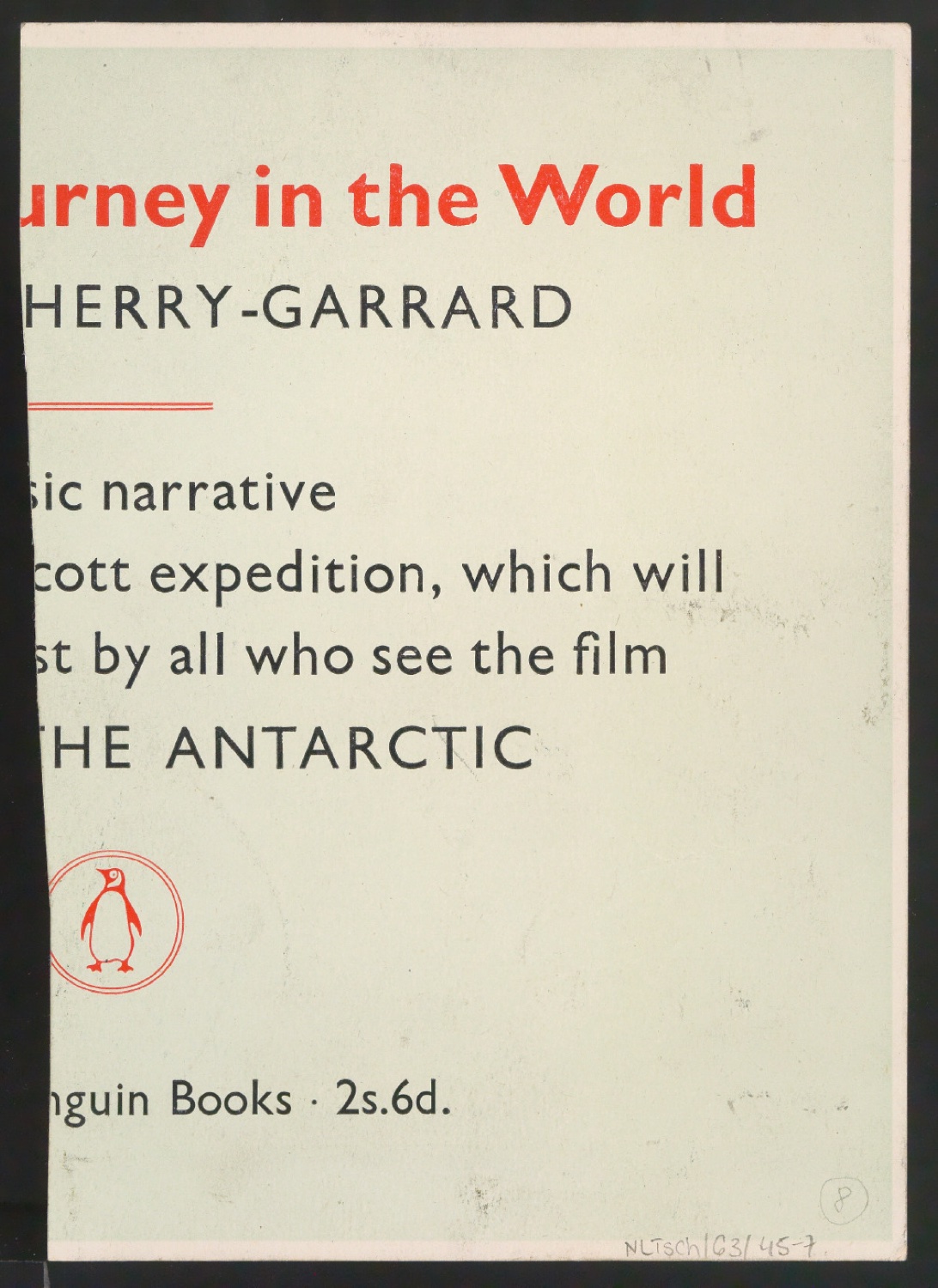 Entwurf für den Umschlag von A Short History of the World — Blatt 2