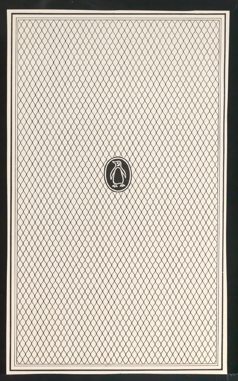 Probedruck für einen Bucheinband für Penguin Books — Blatt 1