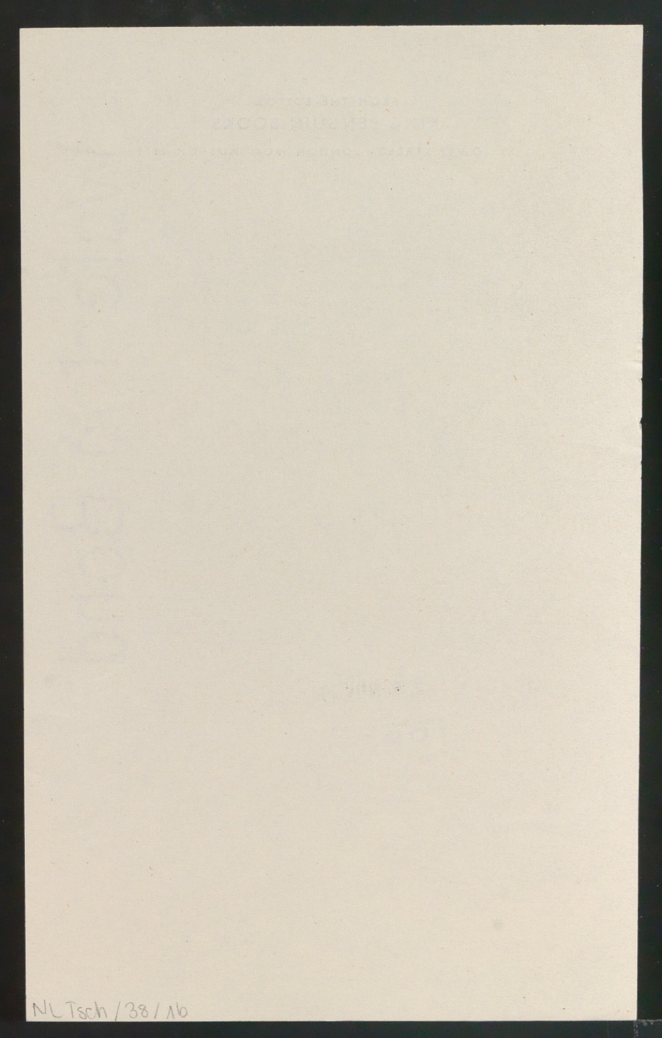 Probedruck für einen Briefbogen From the Editor King Penguin Books — Blatt 2
