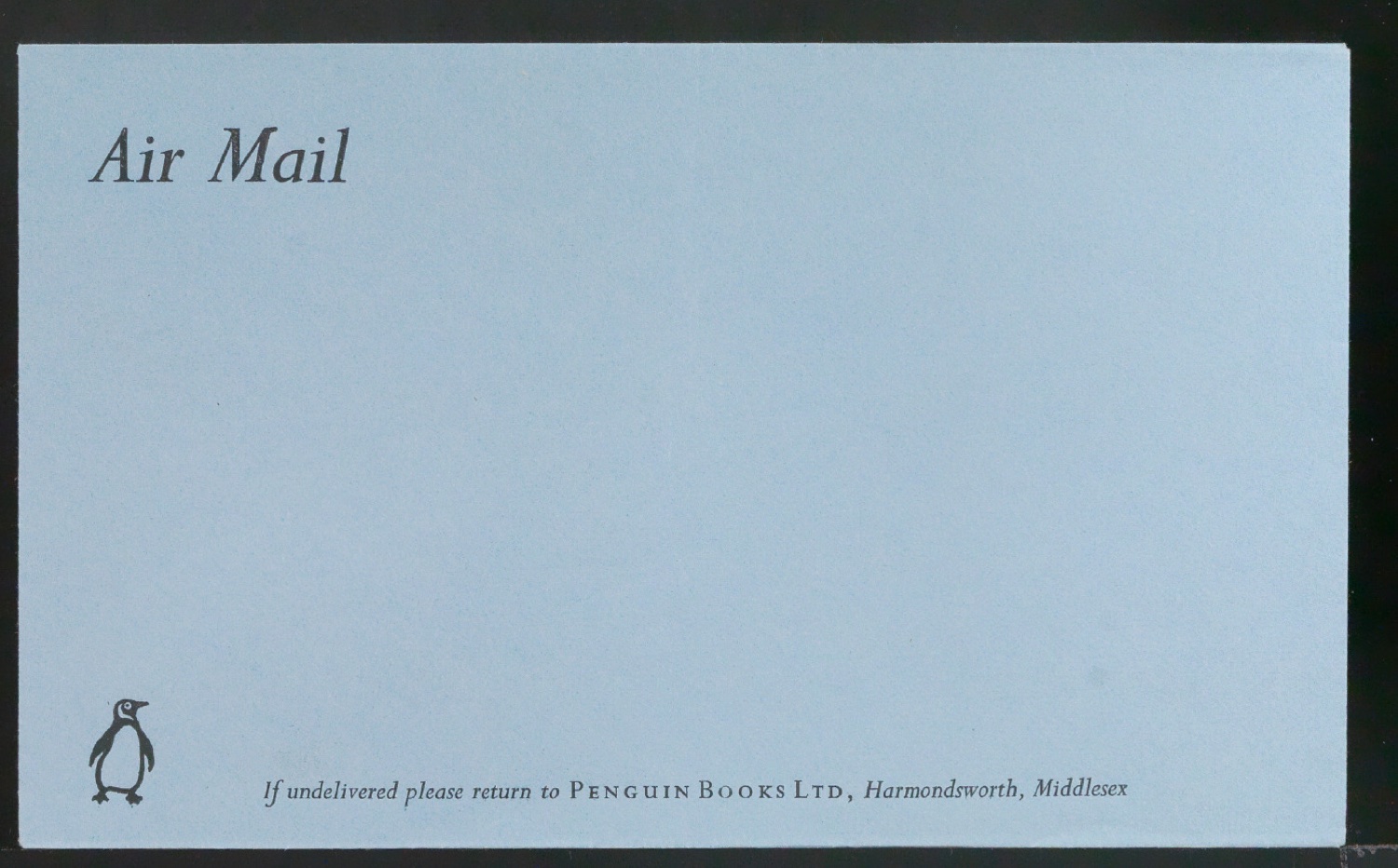 Briefumschlag Air Mail — Blatt 1
