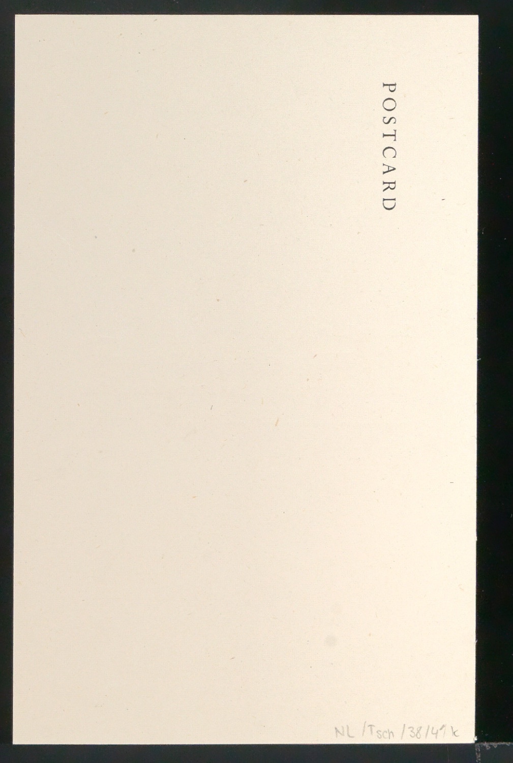 Postkarte Shipping Instructions — Blatt 2