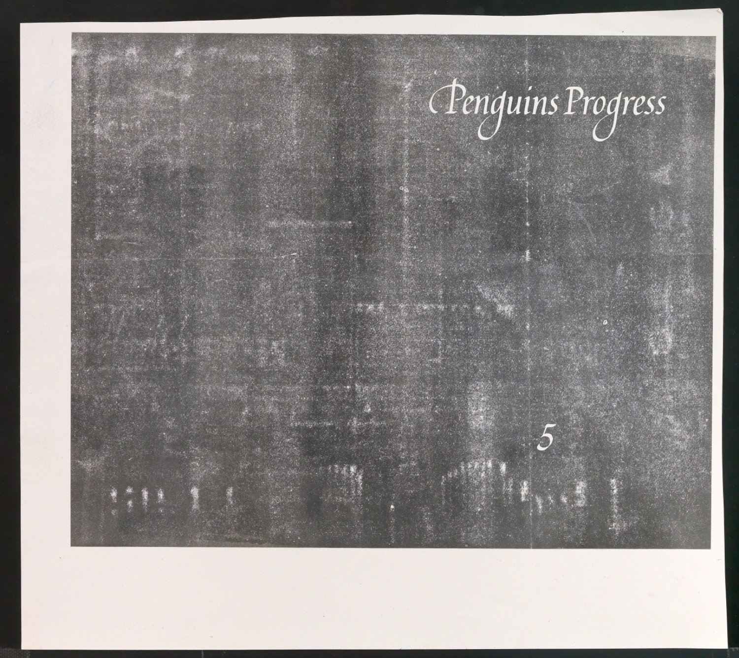Fotokopie für den Umschlag von Penguins Progress Volume 5 — Blatt 1