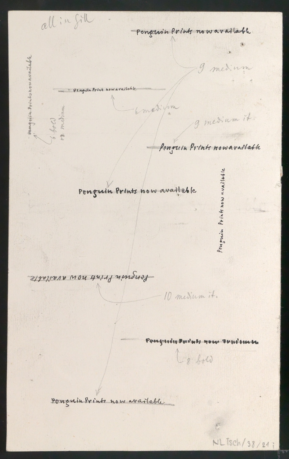 Entwurf von Bestellformular Penguin Prints — Blatt 3