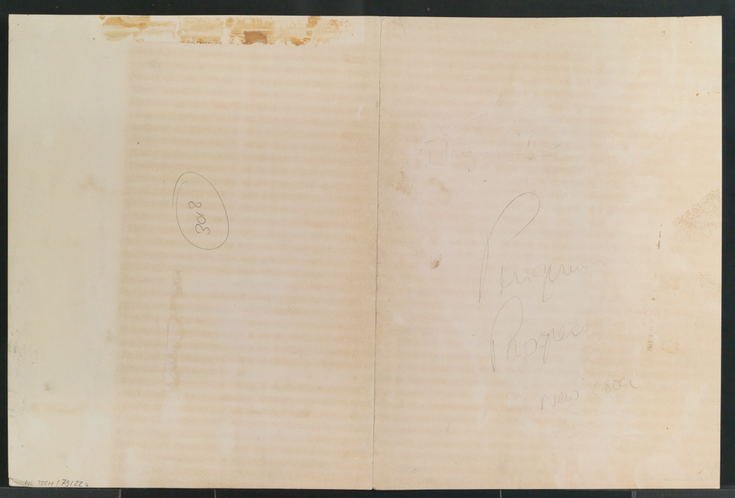 Klebeentwurf für die Titelschrift des Umschlags von Penguin Progress Volume 5 — Blatt 2