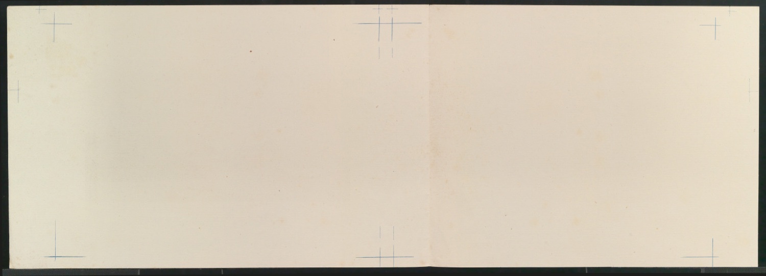 Probedruck für den Schutzumschlag von Old Towns and Cities in Drawings oft the Fifteenth to the Nineteenth Century — Blatt 2