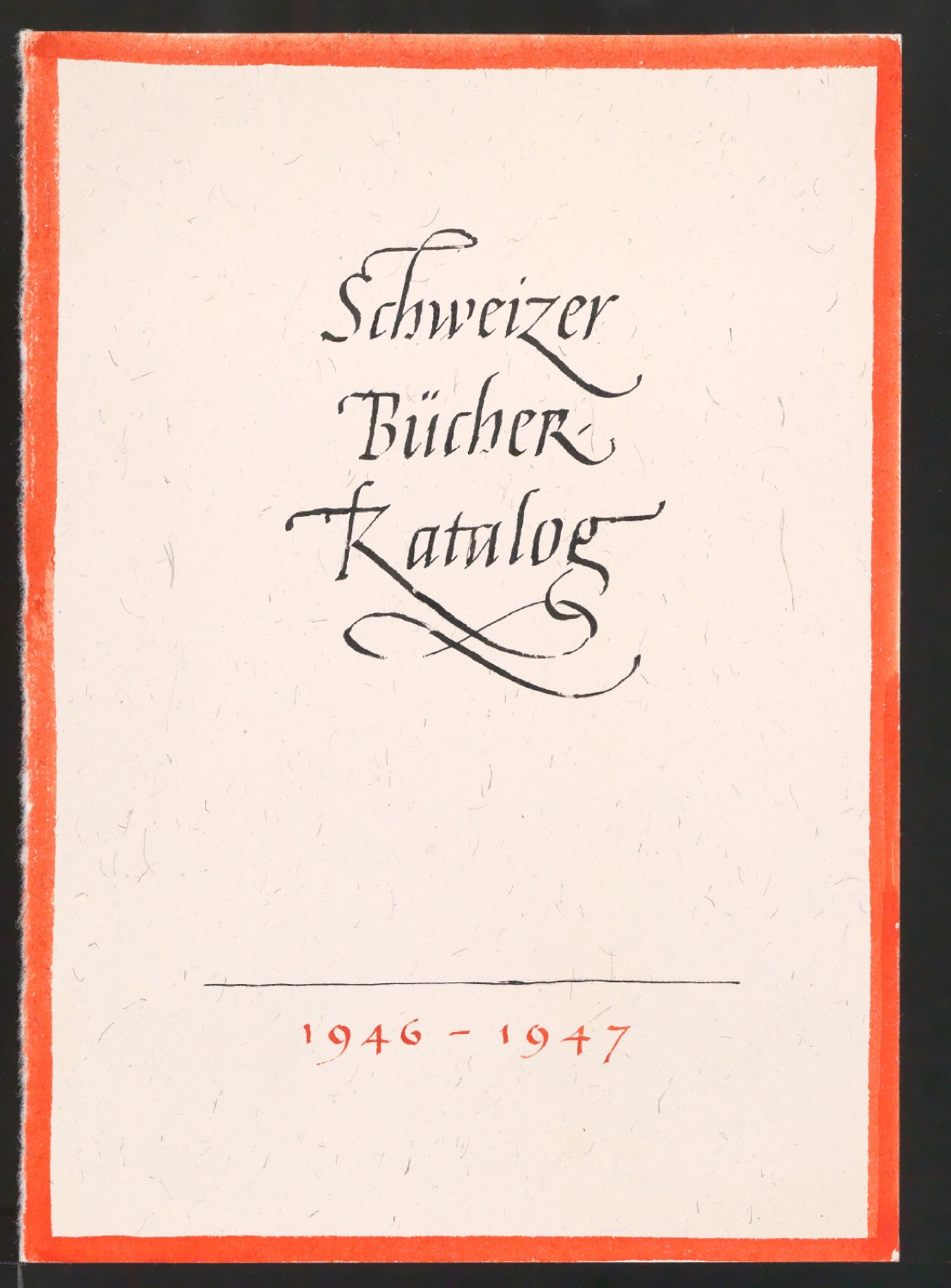 Skizzenentwürfe von Titelblatt für Schweizer Bücher-Katalog 1946-1947 — Blatt 4