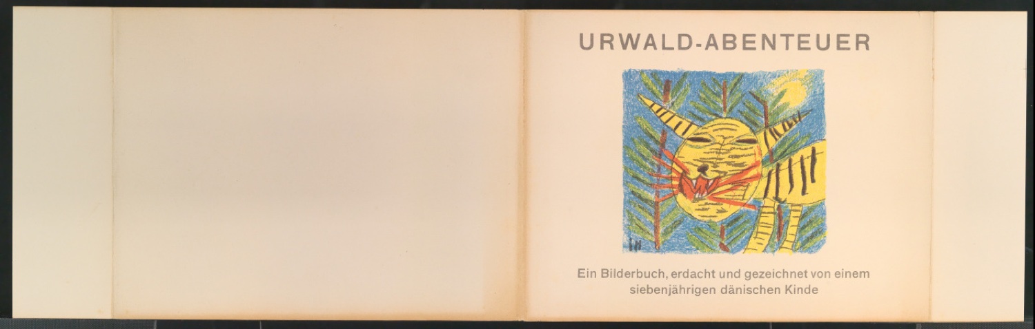 Schutzumschlag und Probedruck von Einband für Urwaldabenteuer — Blatt 3