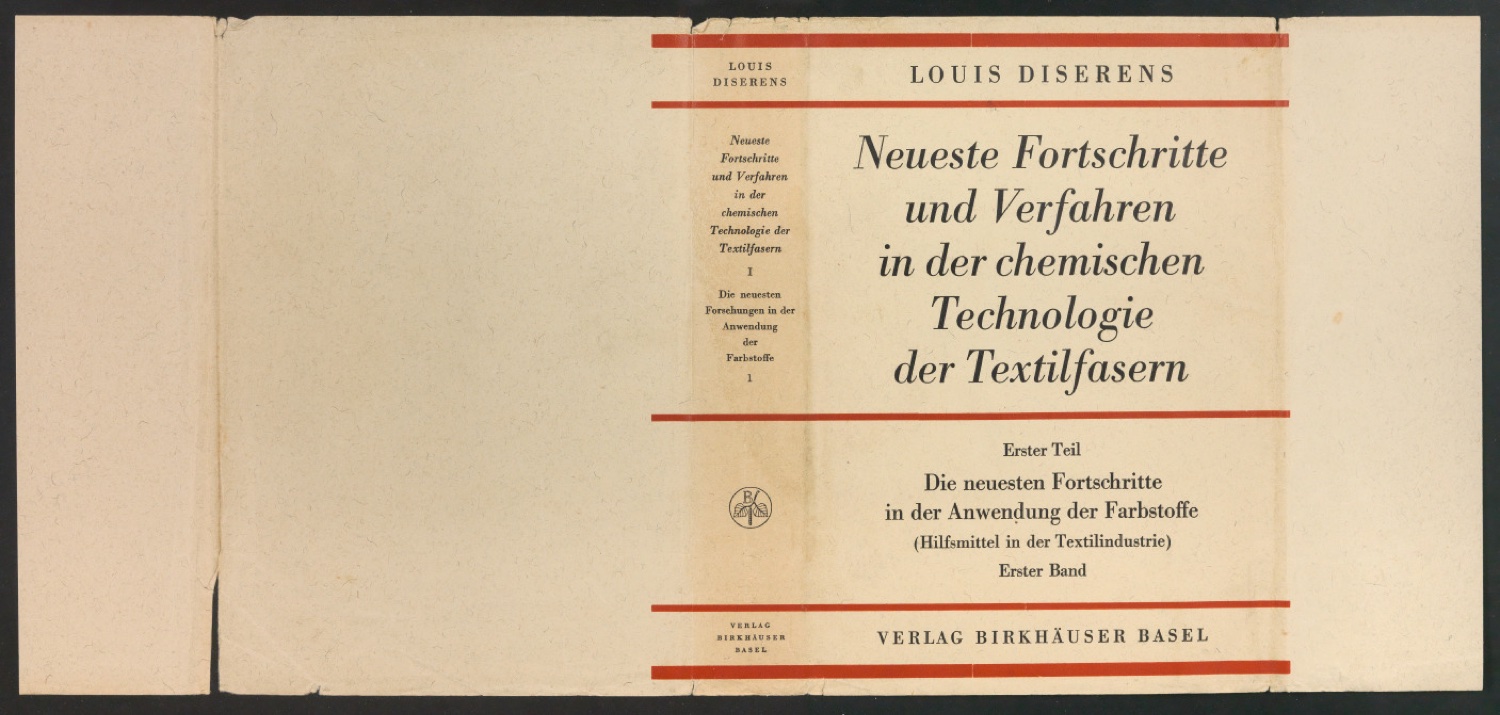 Schutzumschlag für Die neuesten Fortschritte in der Anwendung der Farbstoffe — Blatt 1
