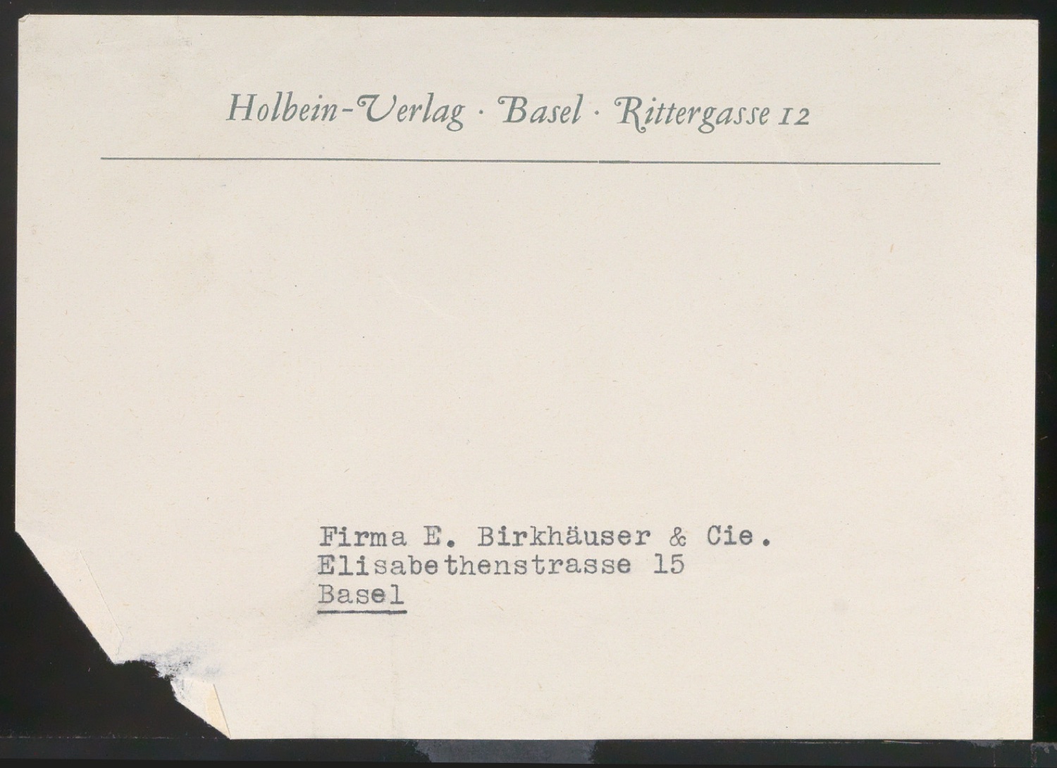 Mappe mit Arbeitsproben für Zur Typographie des Buches — Blatt 10