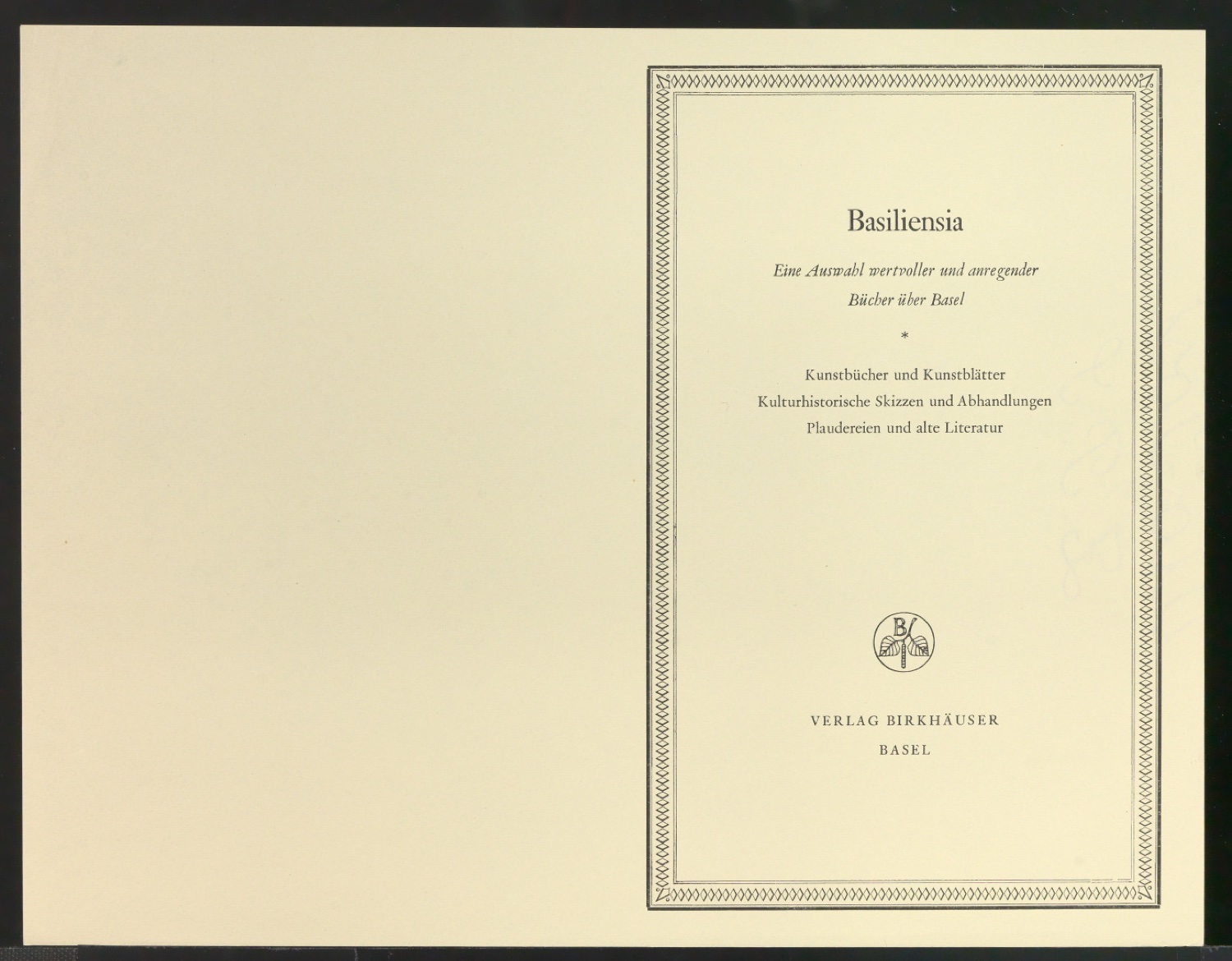 Mappe mit Arbeitsproben für Zur Typographie des Buches — Blatt 36