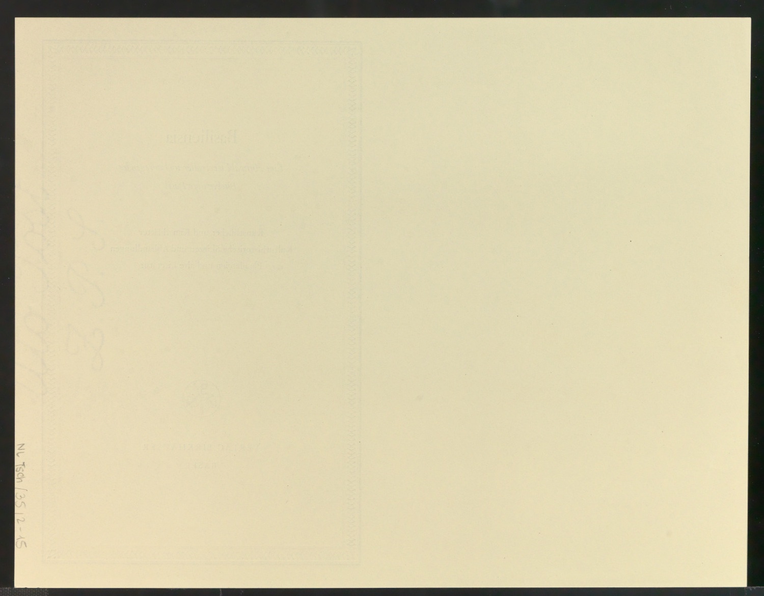 Mappe mit Arbeitsproben für Zur Typographie des Buches — Blatt 37