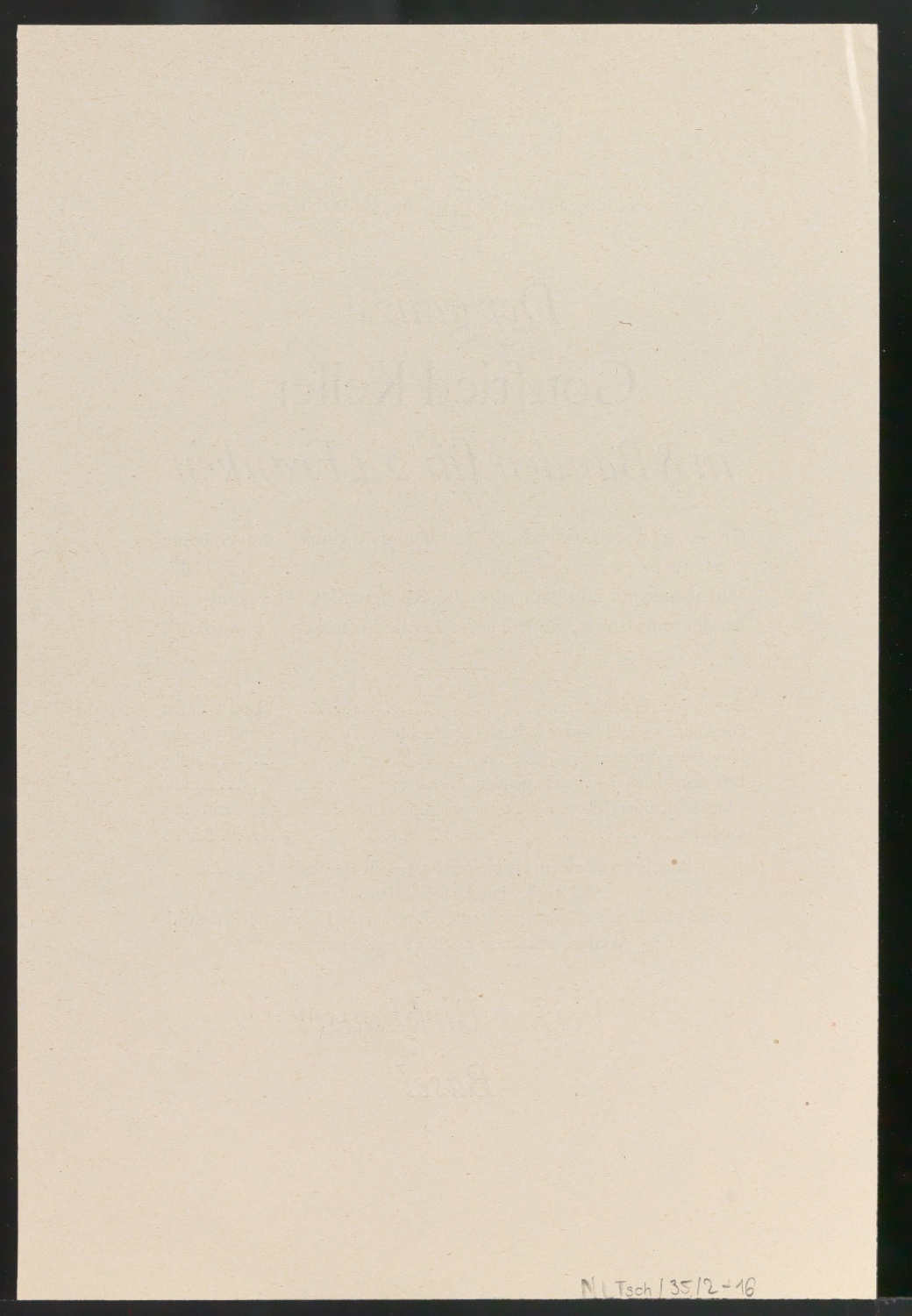 Mappe mit Arbeitsproben für Zur Typographie des Buches — Blatt 39