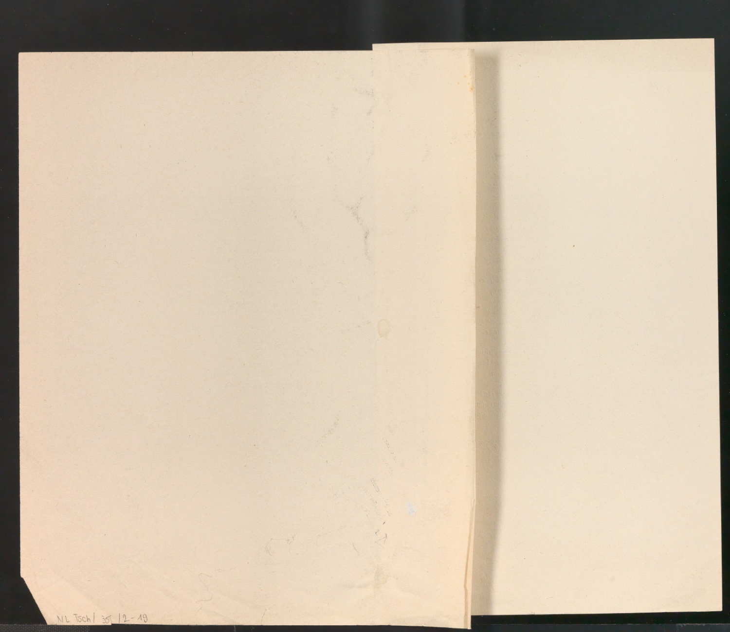Mappe mit Arbeitsproben für Zur Typographie des Buches — Blatt 45