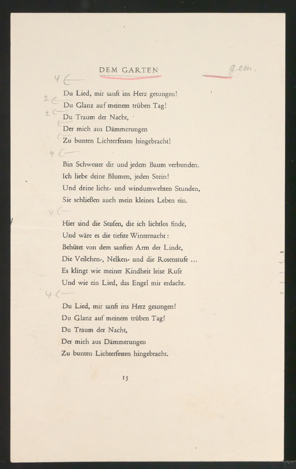 Mappe mit Arbeitsproben für Zur Typographie des Buches — Blatt 52