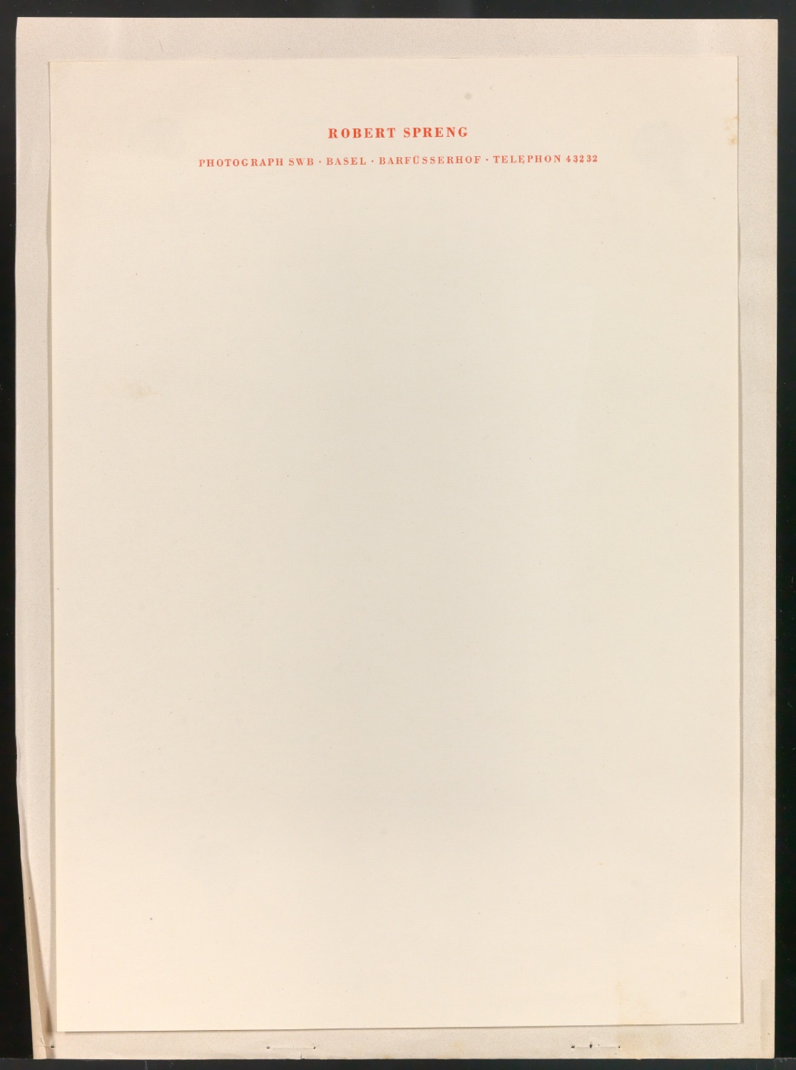 Mappe mit Arbeitsproben für Zur Typographie des Buches — Blatt 64