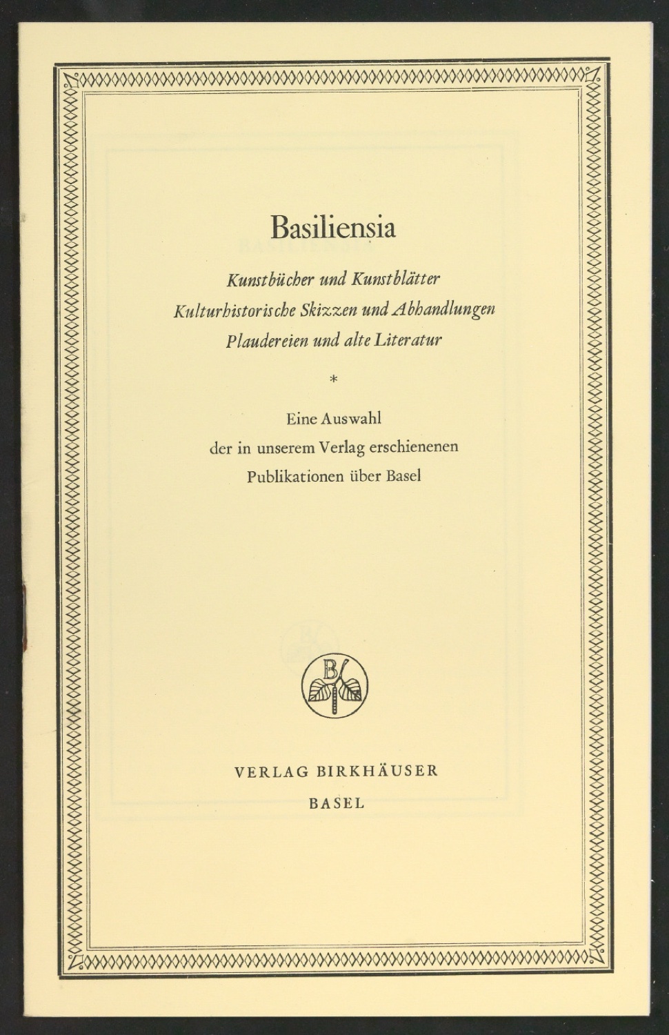 Mappe mit Arbeitsproben für Zur Typographie des Buches — Blatt 66