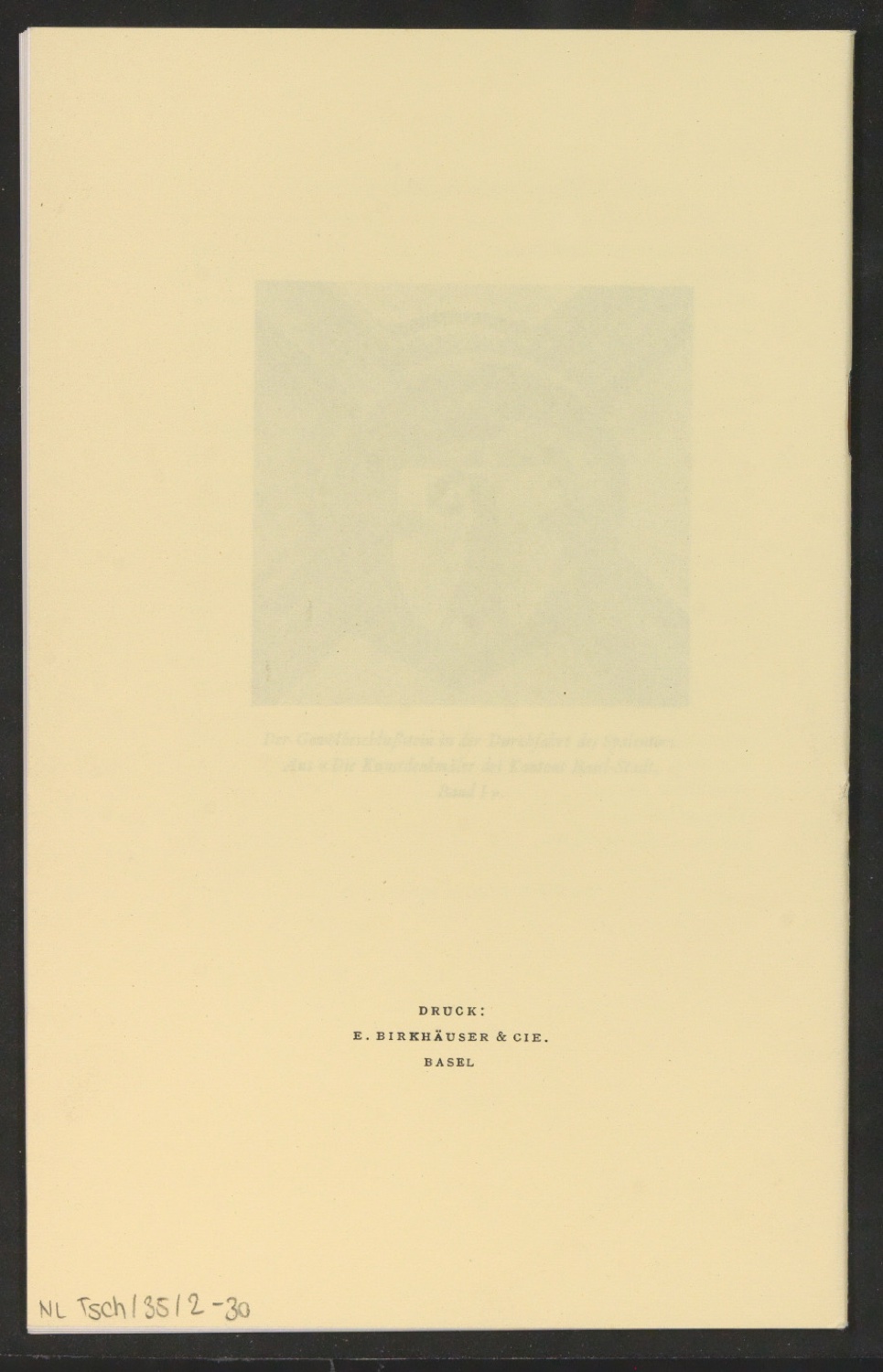 Mappe mit Arbeitsproben für Zur Typographie des Buches — Blatt 82