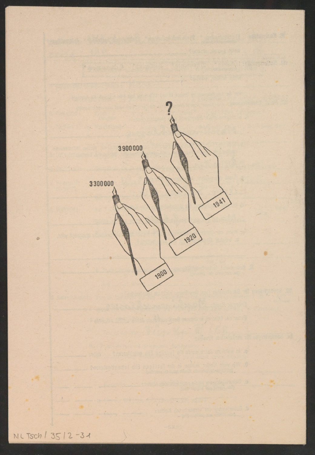 Mappe mit Arbeitsproben für Zur Typographie des Buches — Blatt 96