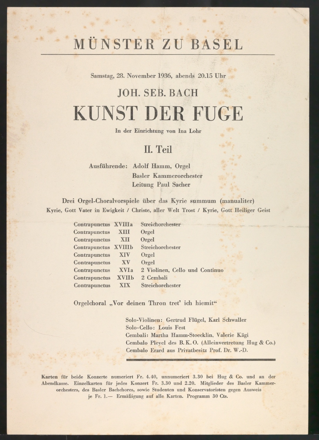 Mappe mit Arbeitsproben für Zur Typographie des Buches — Blatt 97