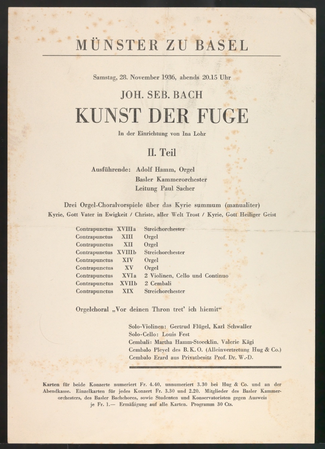 Mappe mit Arbeitsproben für Zur Typographie des Buches — Blatt 98