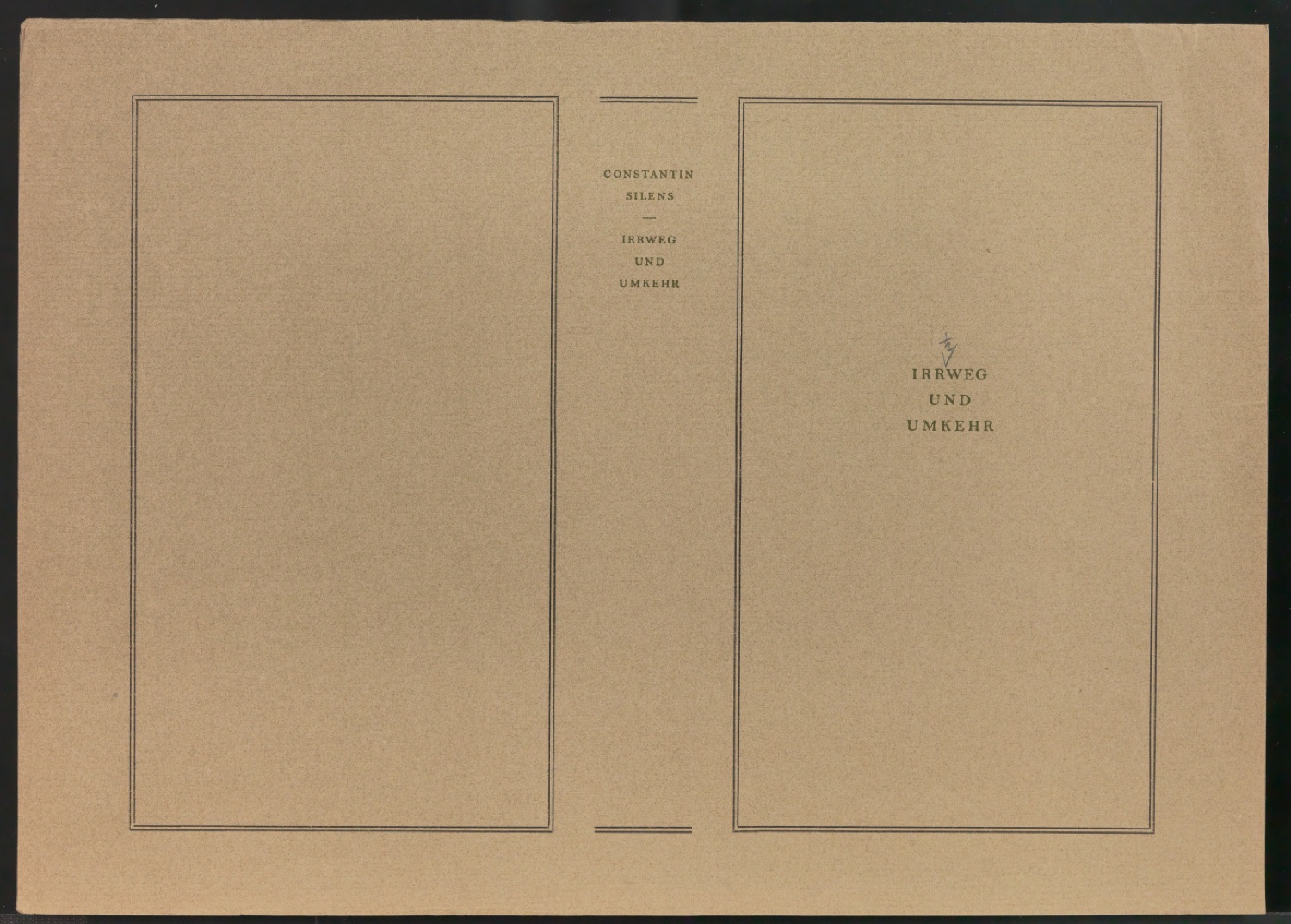 Mappe mit Arbeitsproben für Zur Typographie des Buches — Blatt 7