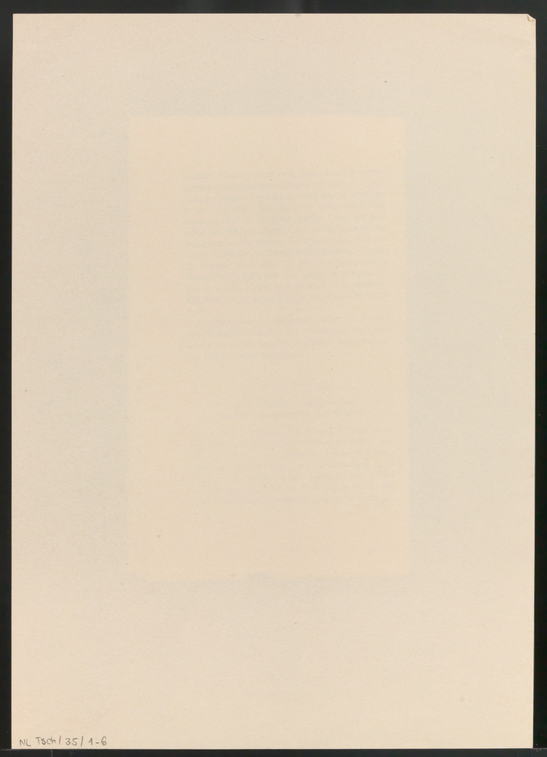 Mappe mit Arbeitsproben für Zur Typographie des Buches — Blatt 17