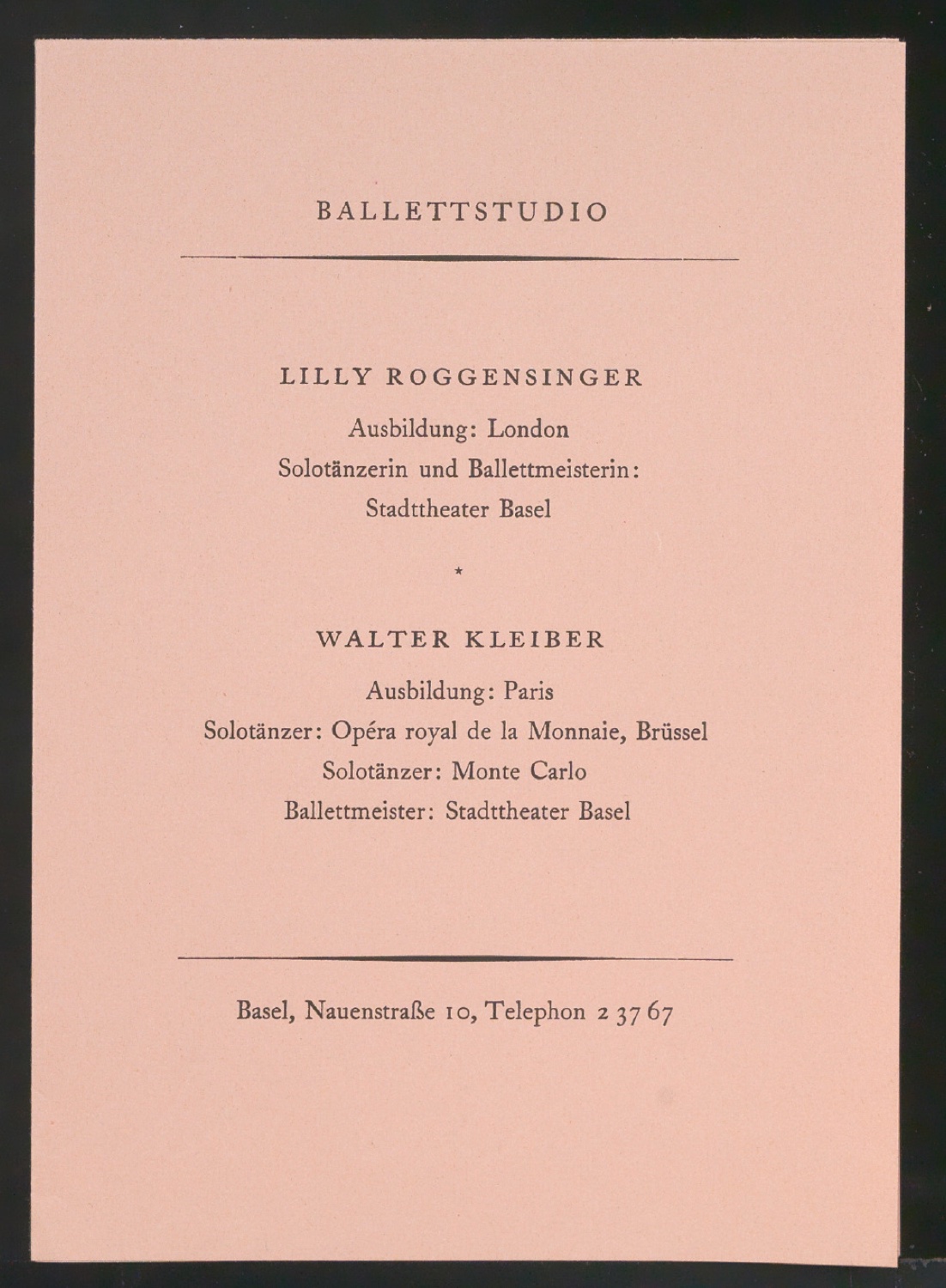 Mappe mit Arbeitsproben für Zur Typographie des Buches — Blatt 26