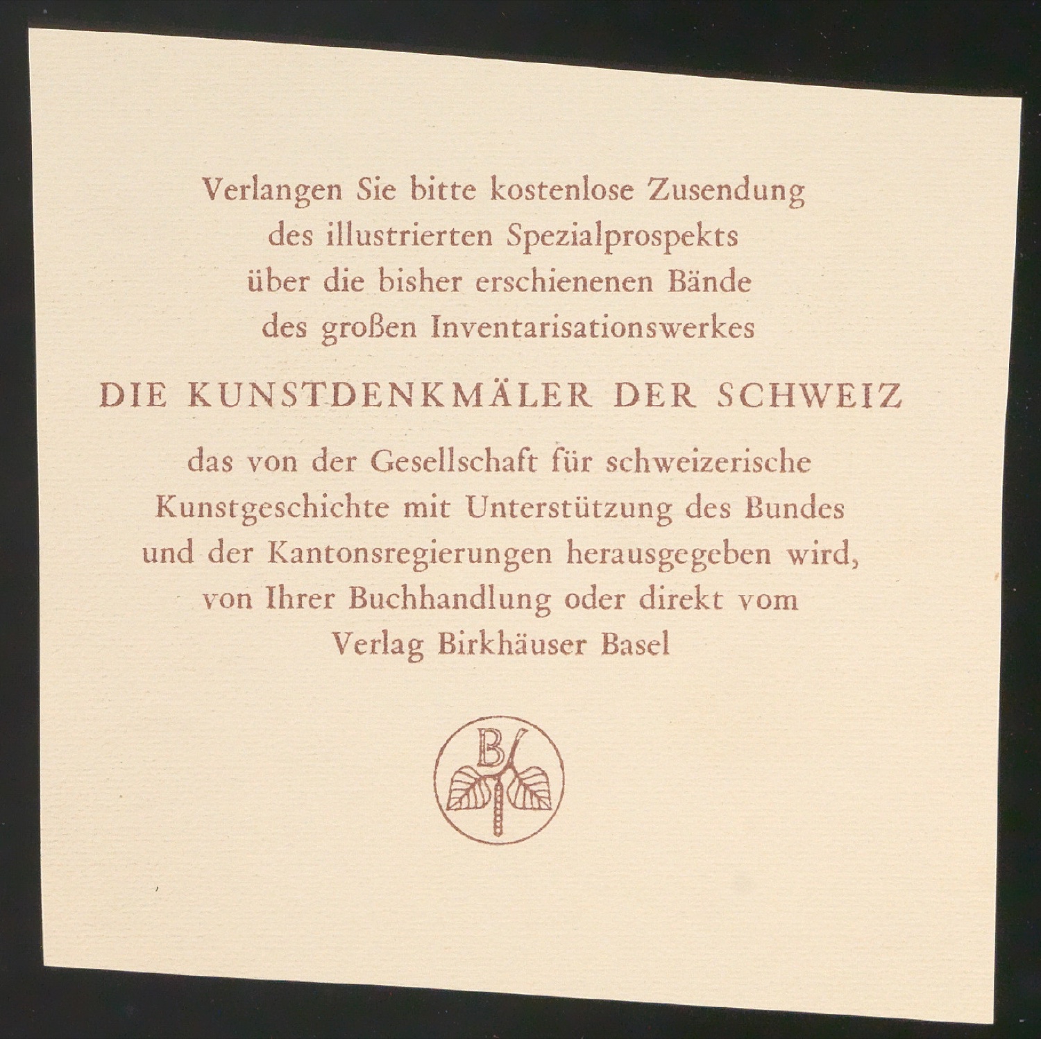 Mappe mit Arbeitsproben für Zur Typographie des Buches — Blatt 33