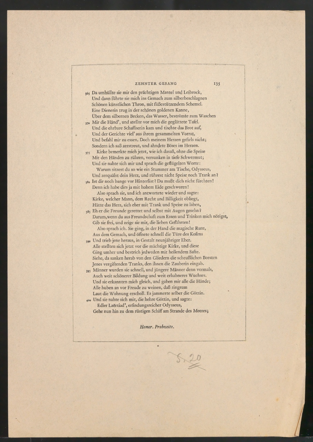 Mappe mit Arbeitsproben für Zur Typographie des Buches — Blatt 35