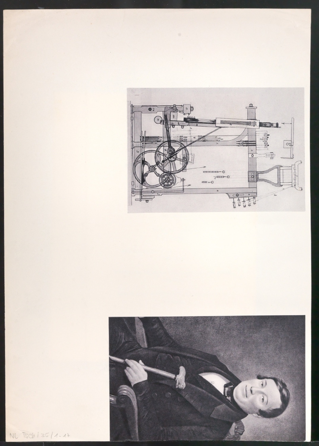 Mappe mit Arbeitsproben für Zur Typographie des Buches — Blatt 44