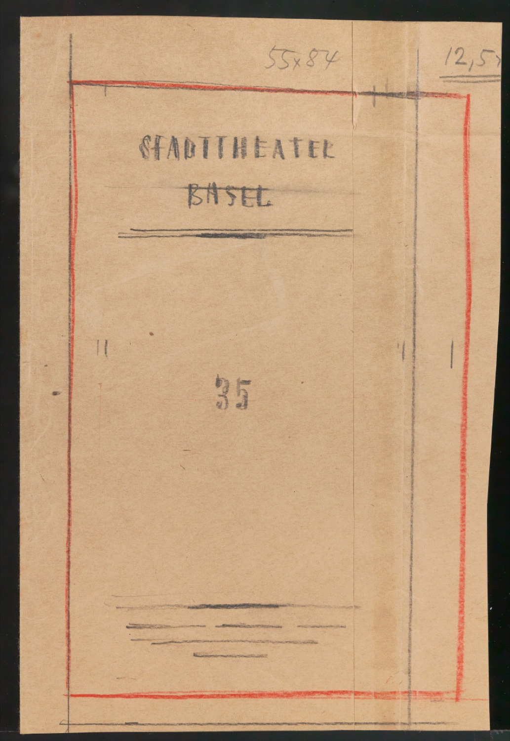Mappe mit Arbeitsproben für Zur Typographie des Buches — Blatt 11