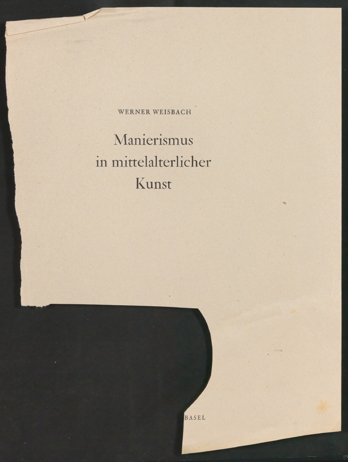 Mappe mit Arbeitsproben für Zur Typographie des Buches — Blatt 23