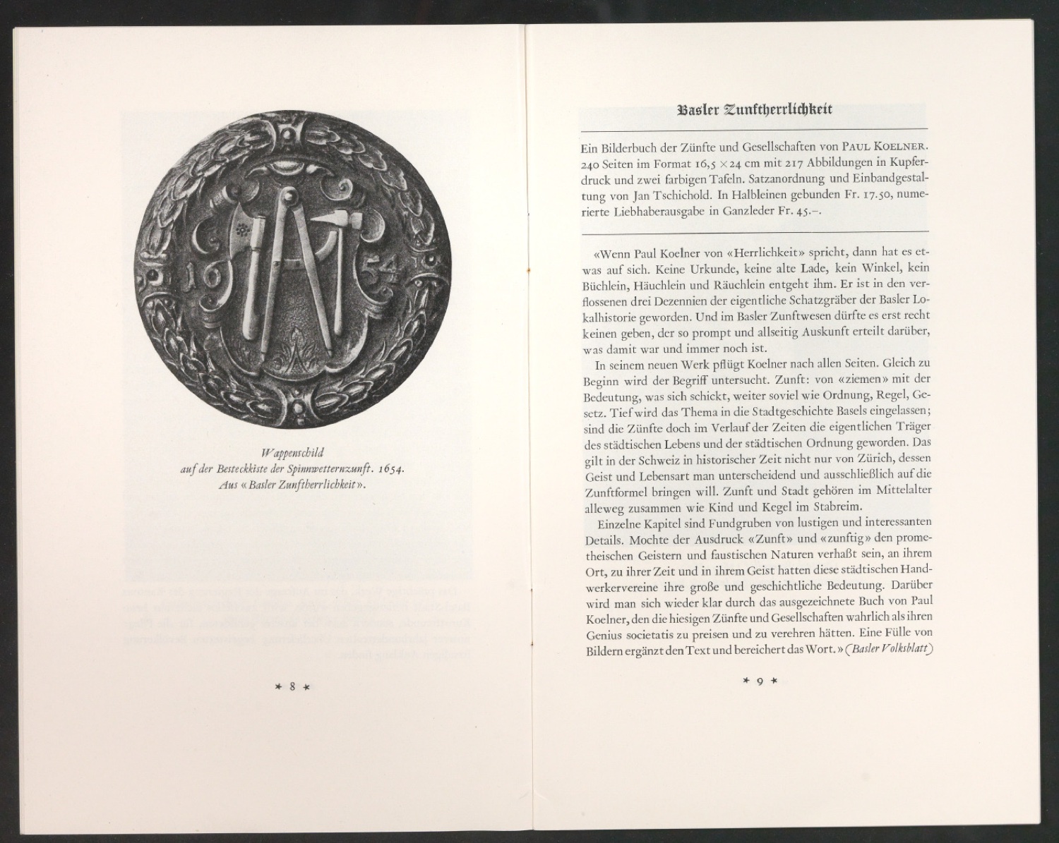 Mappe mit Arbeitsproben für Zur Typographie des Buches — Blatt 32