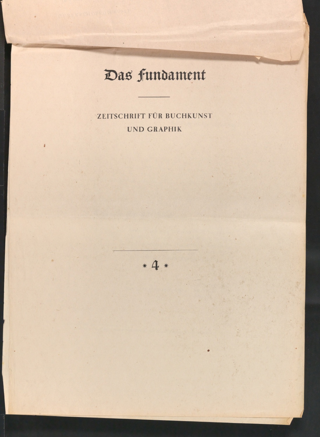 Mappe mit Arbeitsproben für Zur Typographie des Buches — Blatt 69