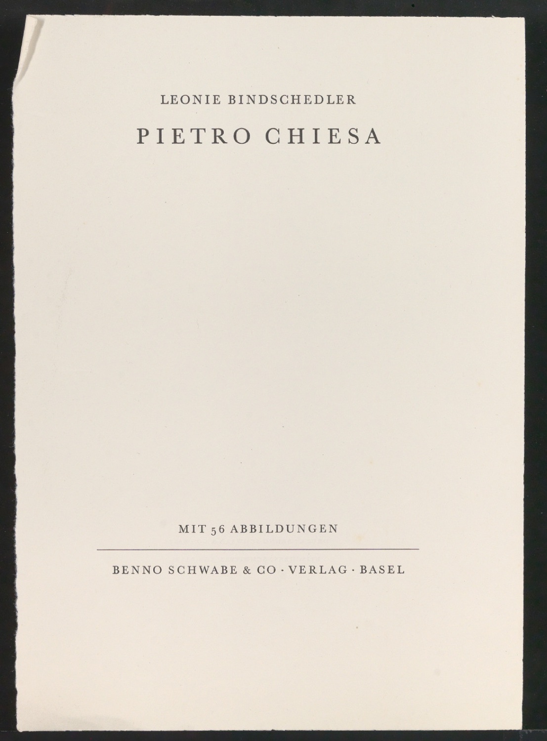 Mappe mit Arbeitsproben für Zur Typographie des Buches — Blatt 73