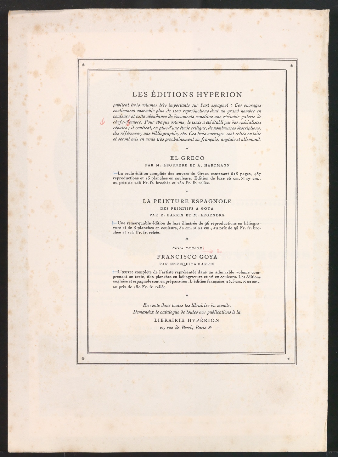 Mappe mit Arbeitsproben für Zur Typographie des Buches — Blatt 81