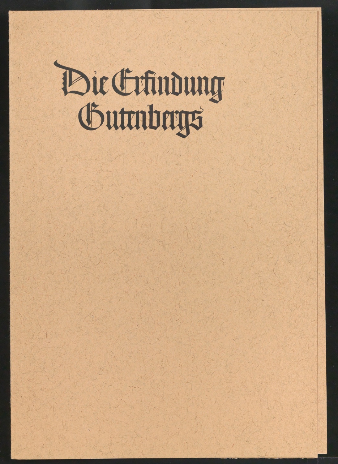 Mappe mit Arbeitsproben für Zur Typographie des Buches — Blatt 83