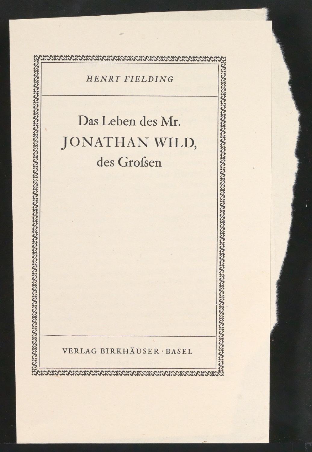 Mappe mit Arbeitsproben für Zur Typographie des Buches — Blatt 88